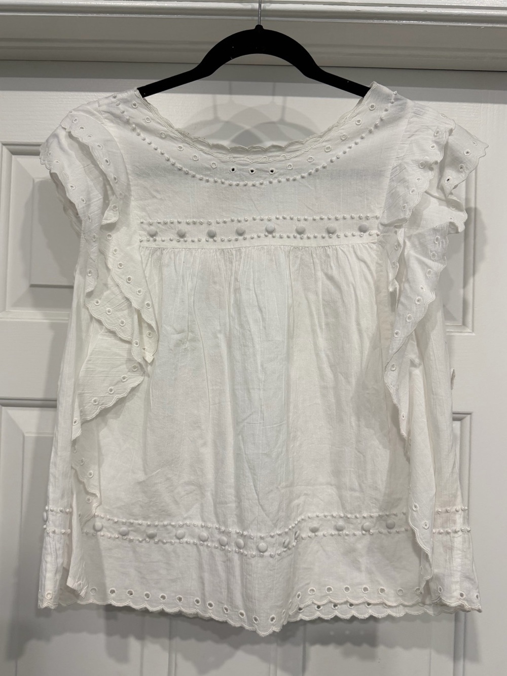 Scarlett poppies white eyelet top